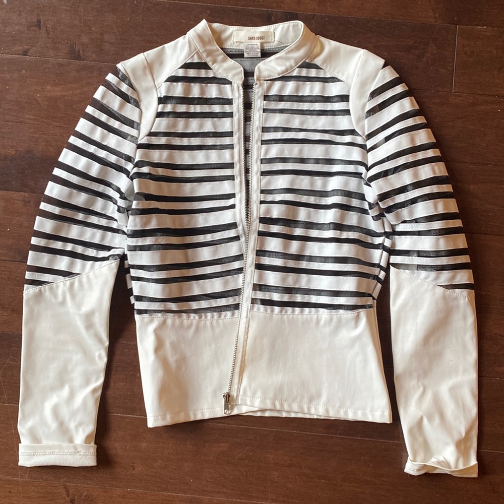 Sans Souci Faux Leather Jacket